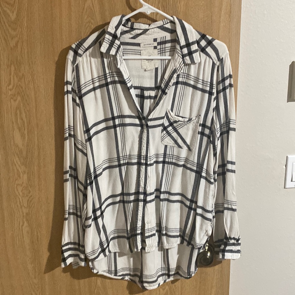 Flannel- boyfriend fit